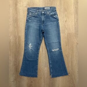 AG Adriano Goldschmied “Ag-ed Denim” The Quinne Crop